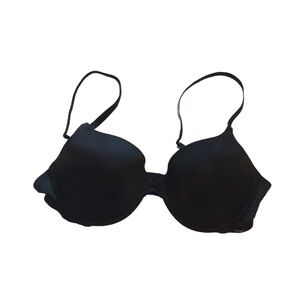 Calvin Klein Push Up Plunge Bra Black Size 38C